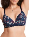 Adore Me Nare Contour Full Coverage Bra In Blue