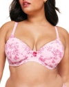 Adore Me Nare Contour Full Coverage Bra In Floral Pink