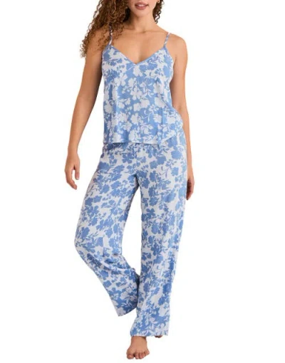 Adore Me Nessa Pajama Cami & Pant Set In Blue