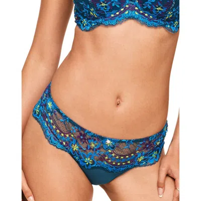 Adore Me Nicholette Cheeky Panties In Floral Blue