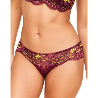 Adore Me Nicholette Cheeky Panties In Floral Red