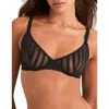 Adore Me Ninamarie Unlined Demi Bra In Black