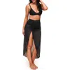 Adore Me Nirina Swimwear Sarong Bottom In Black