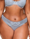 Adore Me Nixie Tanga Panties In Medium Blue