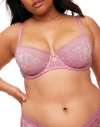 Adore Me Nolie Unlined Demi Bra In Medium Purple