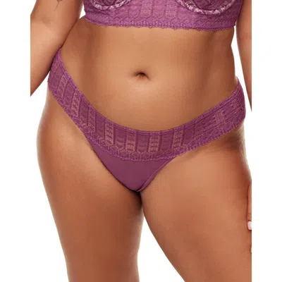 Adore Me Nymphadora Bikini Panties In Dark Purple