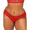 Adore Me Nymphadora Bikini Panties In Dark Red