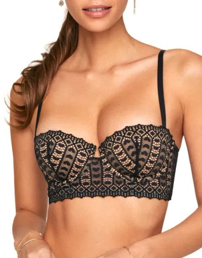 Adore Me Nymphadora Contour Balconette Bra In Black