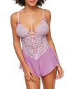 Adore Me Odessa Romper Lingerie In Medium Pink
