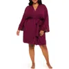 Adore Me Olenna Robe In Burgundy