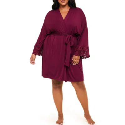 Adore Me Olenna Robe In Burgundy