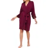 Adore Me Olenna Robe In Burgundy