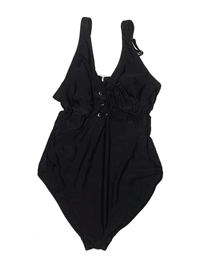 Pre-owned Adore Me One Piece Swimsuit In Black