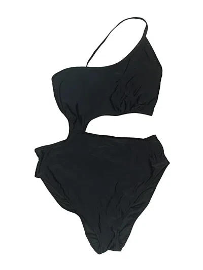 Pre-owned Adore Me One Piece Swimsuit In Black