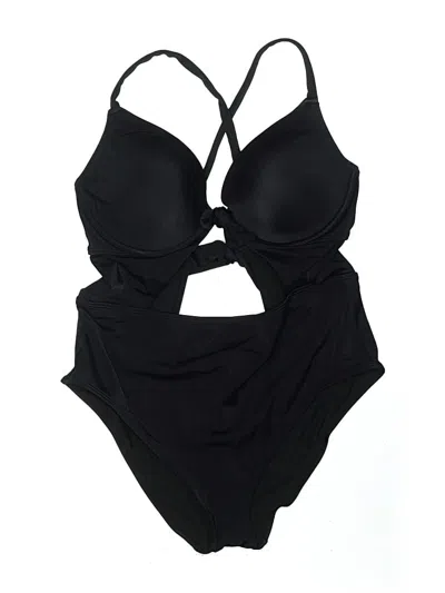 Pre-owned Adore Me One Piece Swimsuit In Black