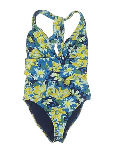 Pre-owned Adore Me One Piece Swimsuit In Blue