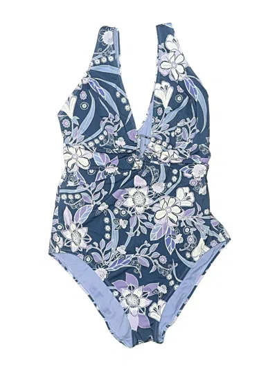 Pre-owned Adore Me One Piece Swimsuit In Blue