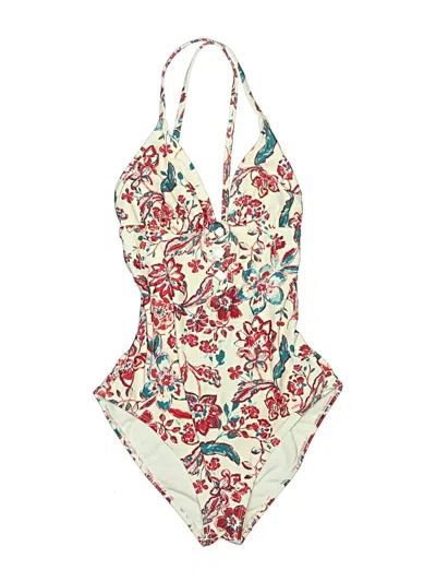 Pre-owned Adore Me One Piece Swimsuit In Ivory