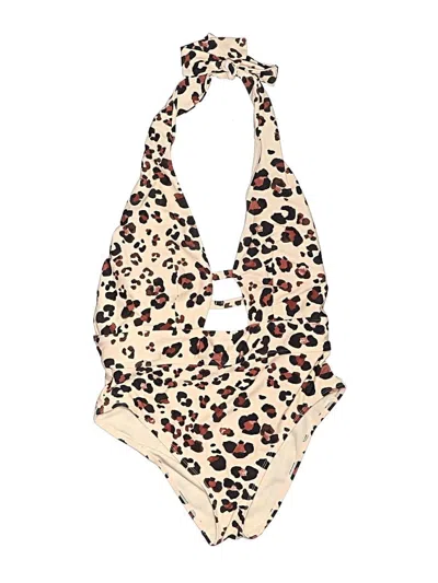 Pre-owned Adore Me One Piece Swimsuit In Ivory