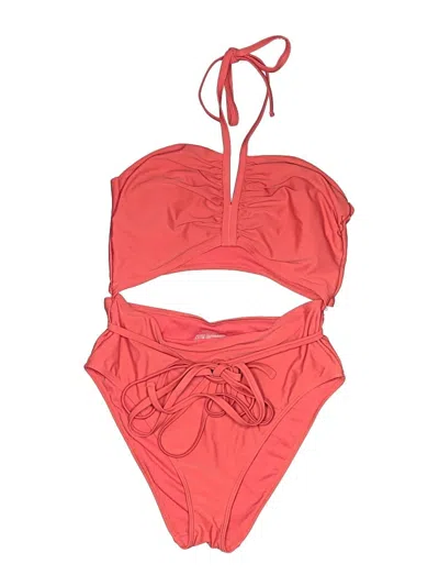 Pre-owned Adore Me One Piece Swimsuit In Red