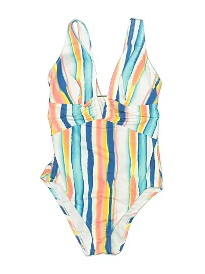 Pre-owned Adore Me One Piece Swimsuit In White