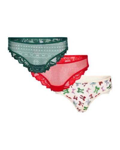 Adore Me Onita Cheeky Panties In Novelty Red