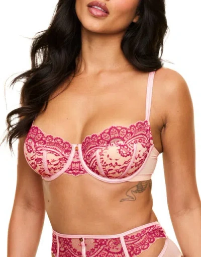 Adore Me Paloma Contour Balconette Bra In Medium Pink