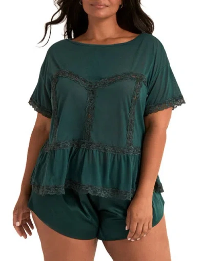 Adore Me Patrice Pajama Set In Green