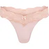 Adore Me Paxton Thong Panties In Light Pink