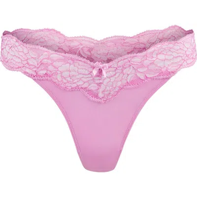 Adore Me Paxton Thong Panties In Medium Purple