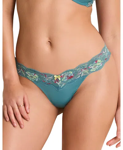 Adore Me Paxton Women's Thong Panty In Blue