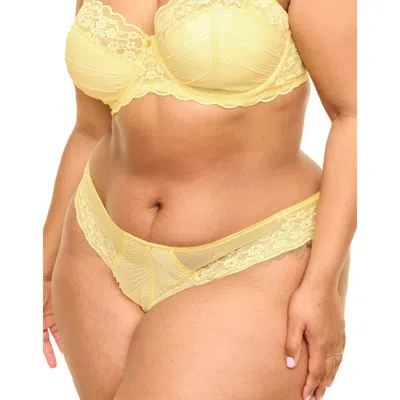 Adore Me Perla Cheeky Panties In Light Yellow