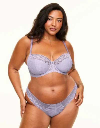 Adore Me Perla Contour Balconette Bra In Medium Purple