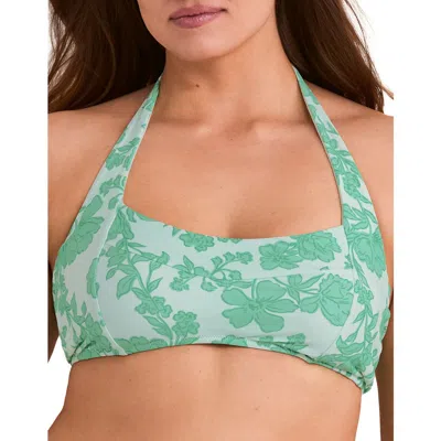 Adore Me Perry Swimwear Bikini Top In Green