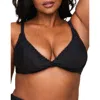 Adore Me Pilar Swimwear Bikini Top In Black