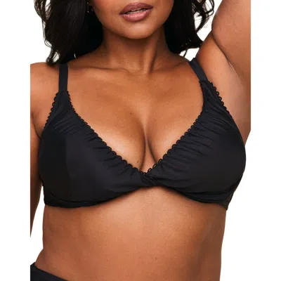 Adore Me Pilar Swimwear Bikini Top In Black