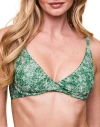 Adore Me Pilar Swimwear Bikini Top In Geo Green