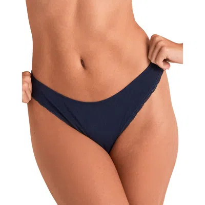 Adore Me Pointelle Brazilian Panties In Blue