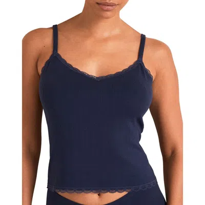 Adore Me Pointelle Cami Top In Blue