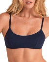 Adore Me Pointelle Unlined Bralette Bra In Blue