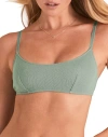 Adore Me Pointelle Unlined Bralette Bra In Green