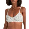 Adore Me Pointelle Unlined Bralette Bra In Neutral