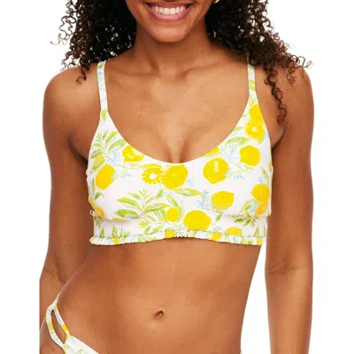 Adore Me Rainey Swimwear Swim Top In Novelty White