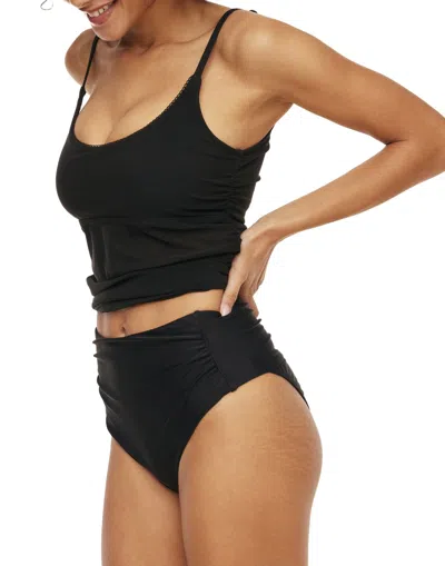 Adore Me Rainey Women's Swimwear High-waist Bikini Bottom In Black
