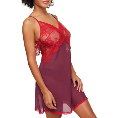 Adore Me Raquel Slip Lingerie In Dark Red