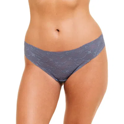 Adore Me Remi Thong Panties In Dark Grey