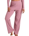 Adore Me Rib Knit Boyfriend Pant In Pink