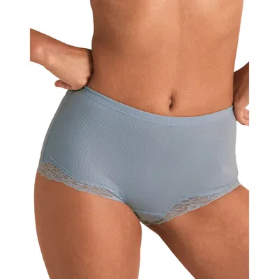 Adore Me Rib Shortie Panties In Blue