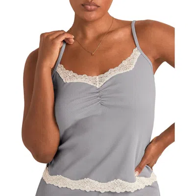 Adore Me Rib Soft Touch Collection In Gray