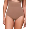 Adore Me Riya High-waisted Smoothing Thong In Medium Beige
